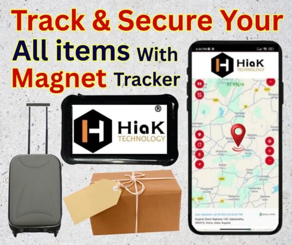 Hiak Magnetic GPS Tracker (Sim + App subscription)